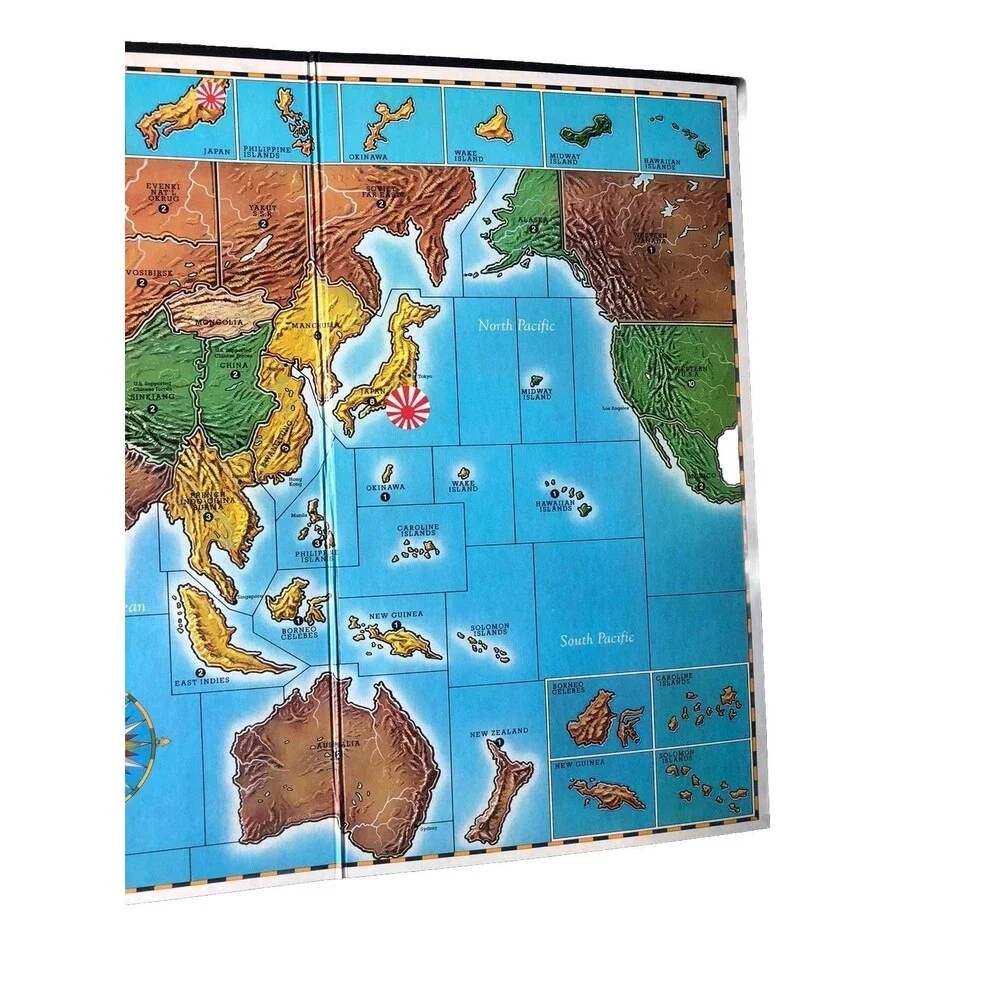 Vintage‎ 1984 Rare Axis and Allies Game by Milton Bradley Collectible